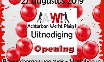 27 augustus 2019 opening Achterban Werkt! plein