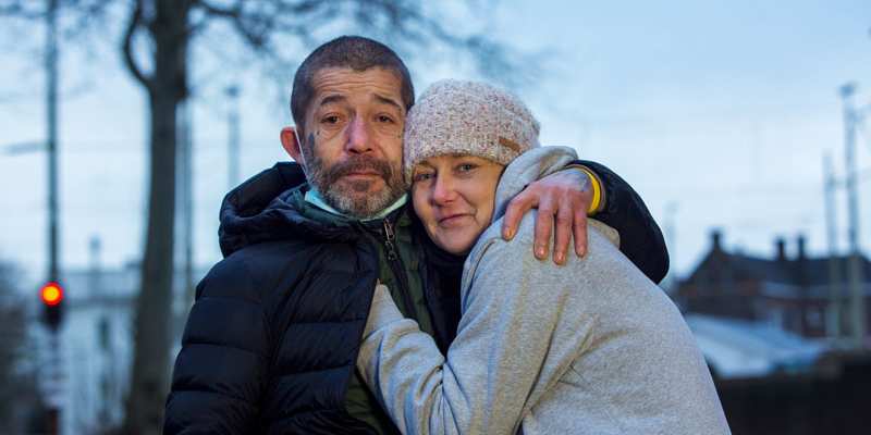 Het gezicht van de daklozen in Den Haag: Monika en Andre